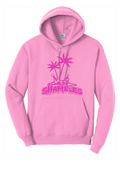 Island Time - Hoodie (Hot Pink)