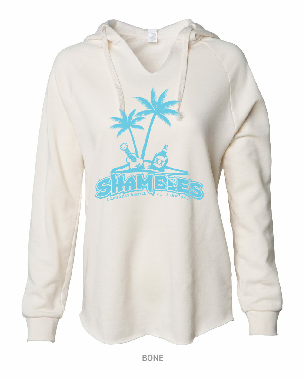 Island Time - Cozy Hoodie (Bone/Ivory)