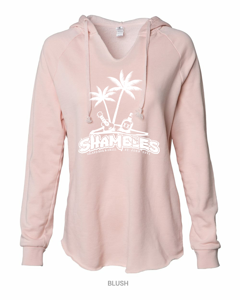 Island Time - Cozy Hoodie (Blush)