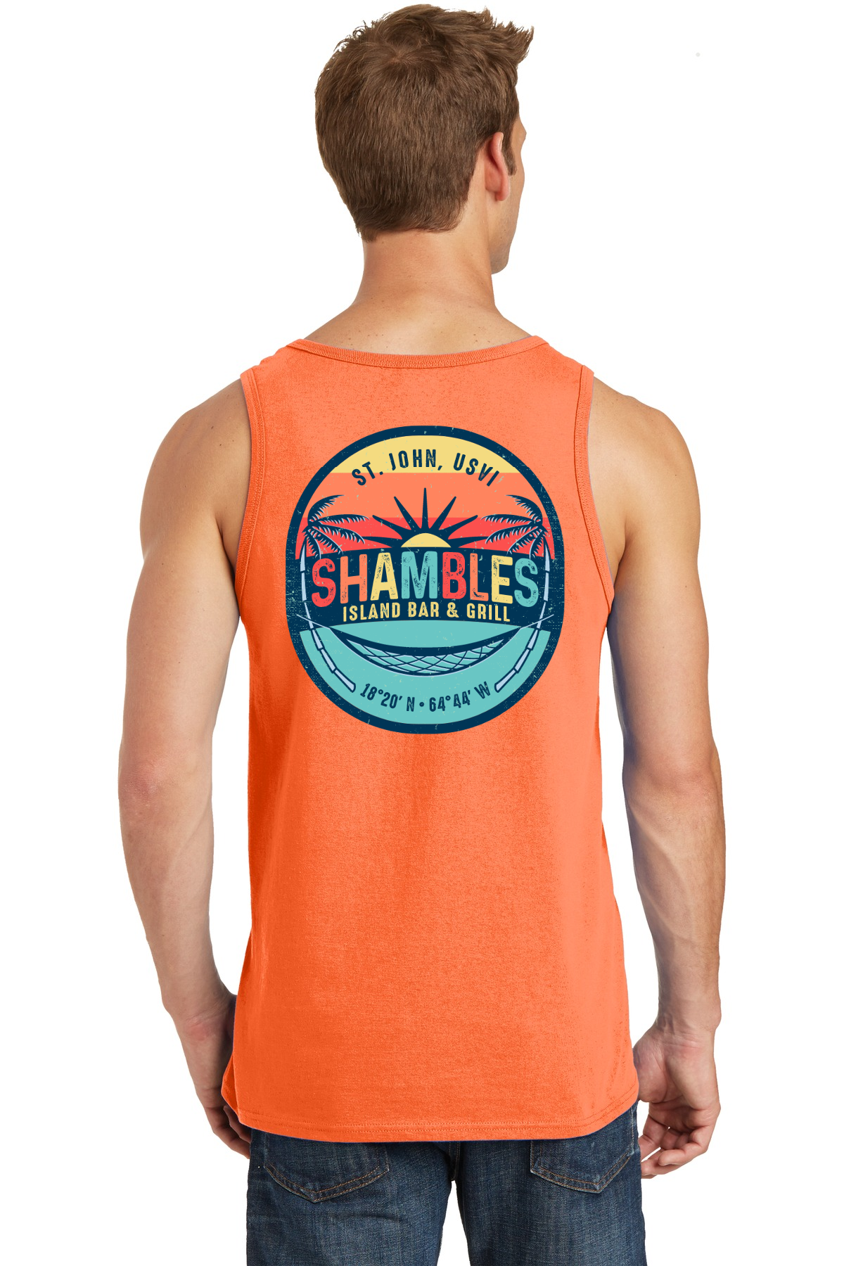 Eazy Breezy - Tank (Neon Orange)