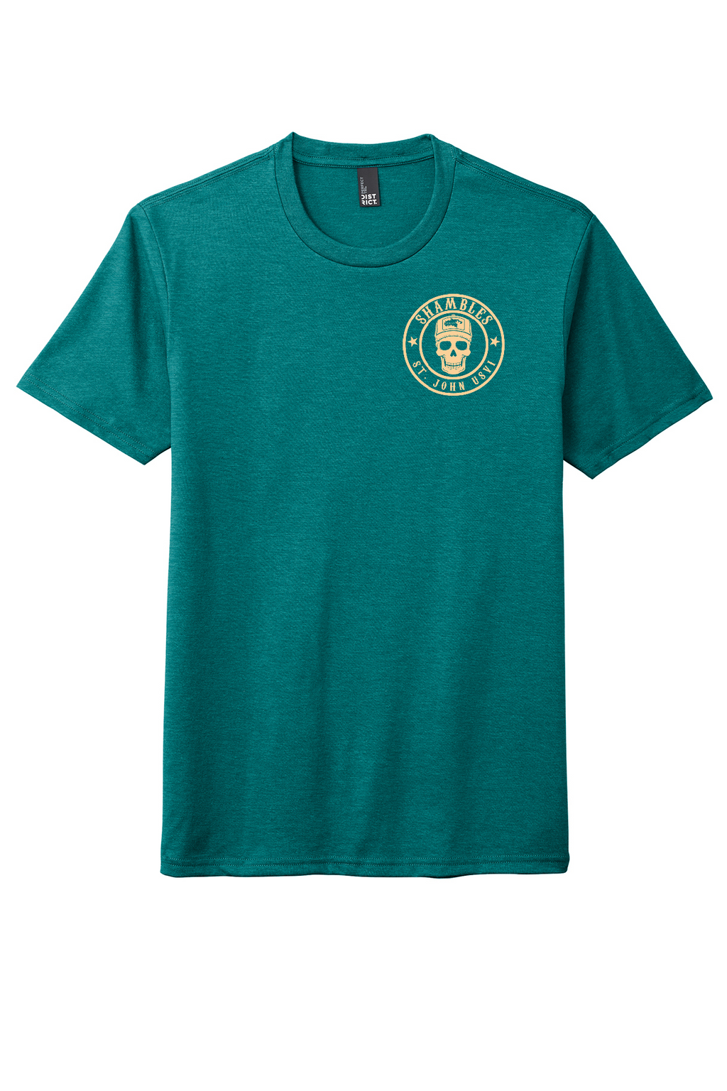 Skully - Tshirt (Heather Teal)