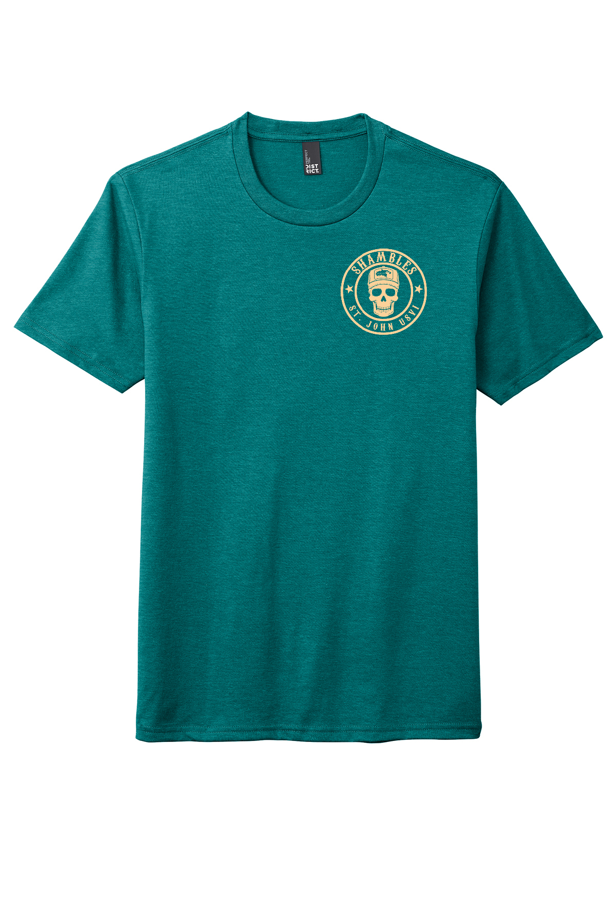 Skully - Tshirt (Heather Teal)