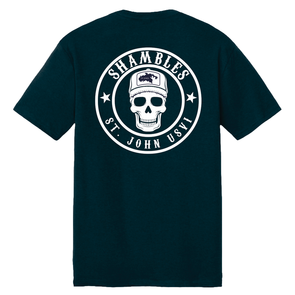 Skully - Tshirt (Dark Blue)