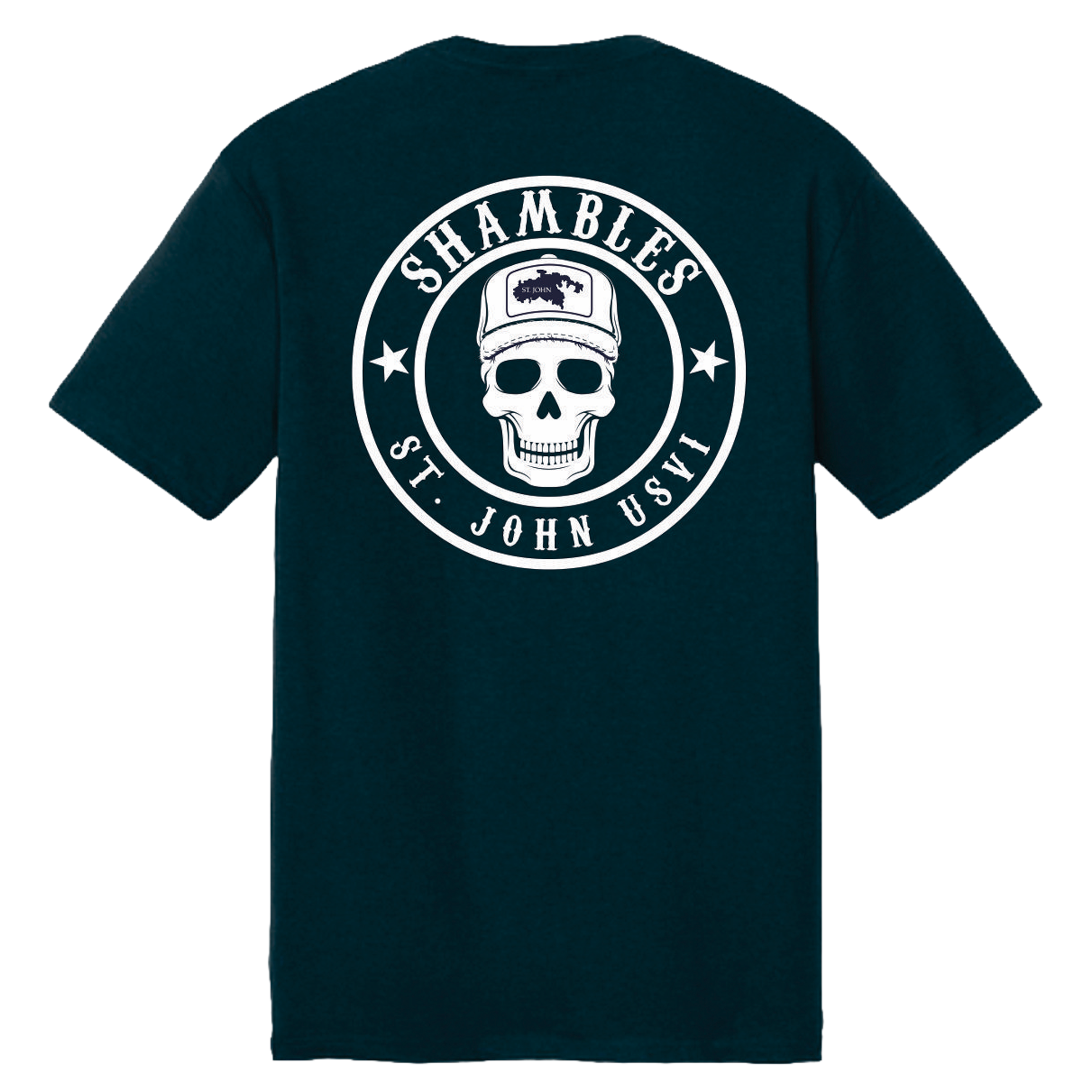Skully - Tshirt (Dark Blue)