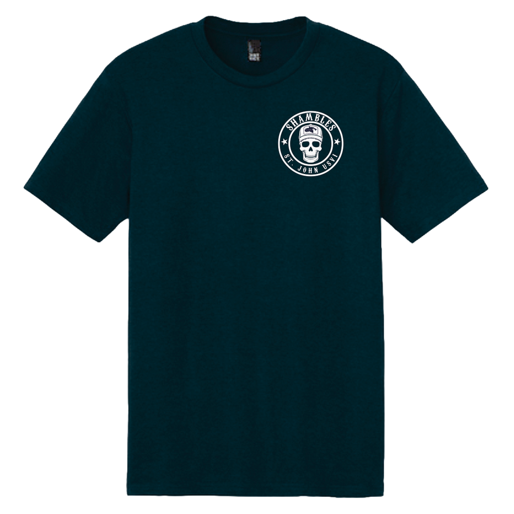 Skully - Tshirt (Dark Blue)