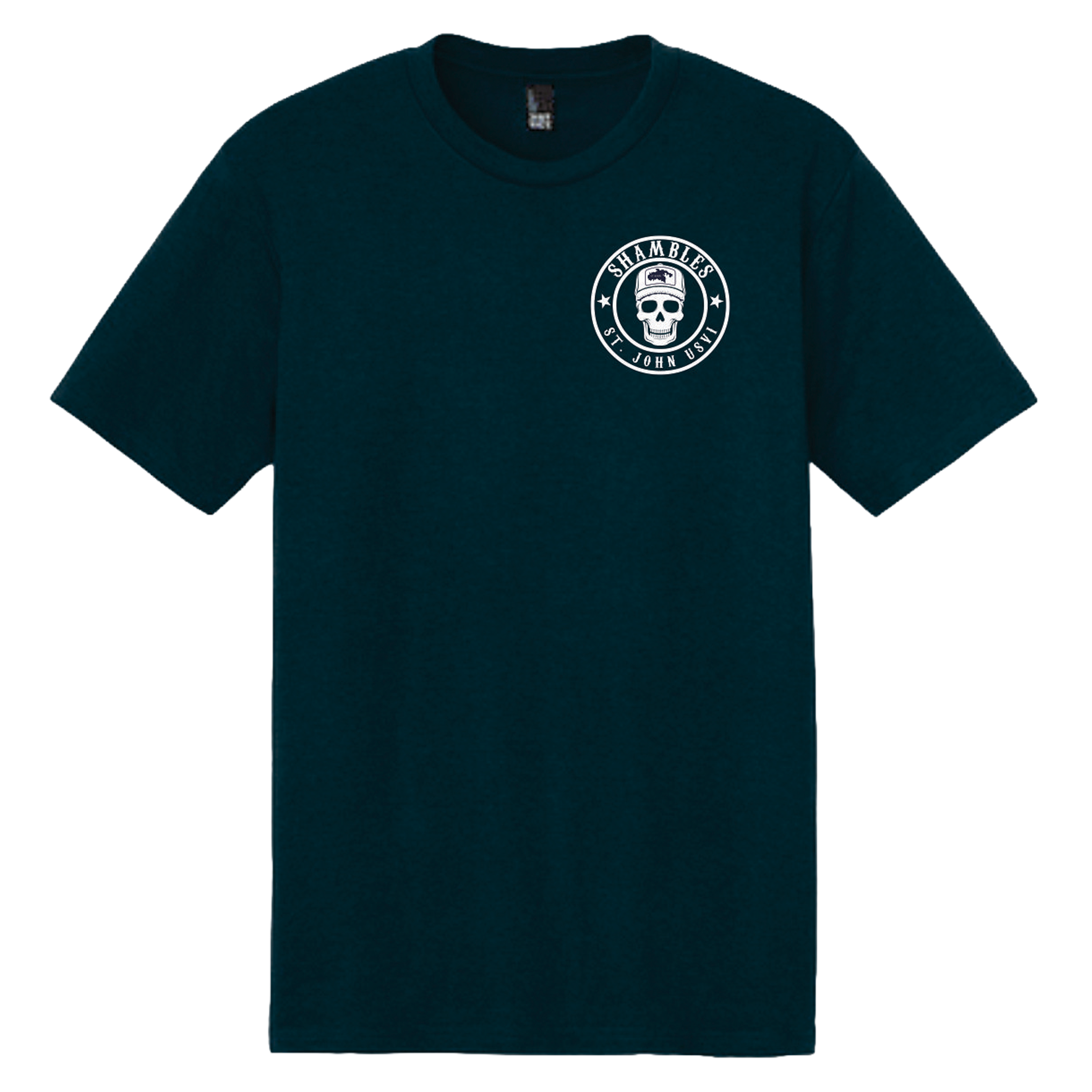Skully - Tshirt (Dark Blue)