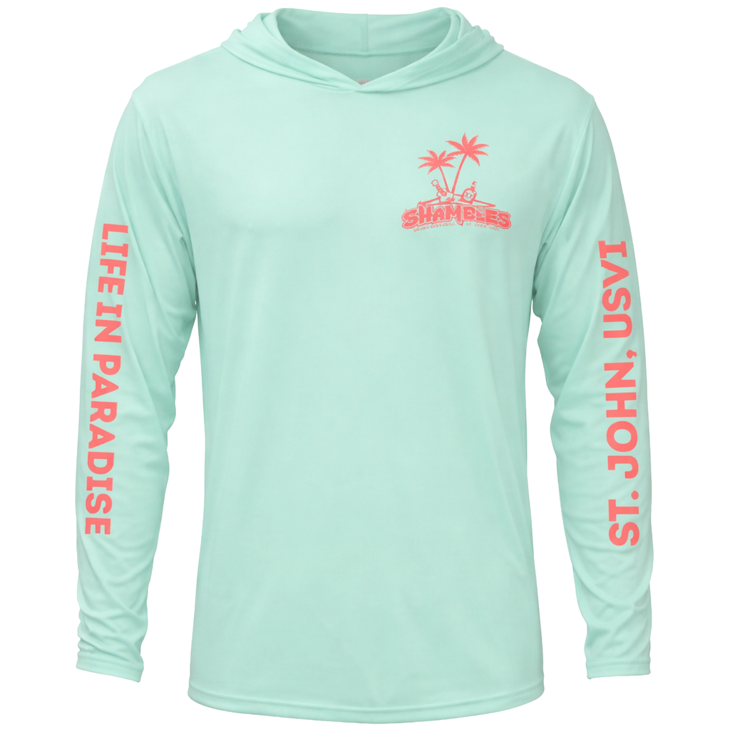 Life in Paradise - Rashguard (Seafoam)